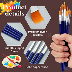 24Pcs Round PET Watercolor Oil Palette&nbsp;AJEW-WA0004-75