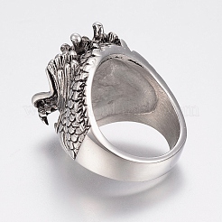 304 Stainless Steel Finger Rings&nbsp;RJEW-G091-06