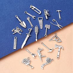 20Pcs 20 Style Tibetan Style Alloy Pendants&nbsp;TIBEP-YW0001-65