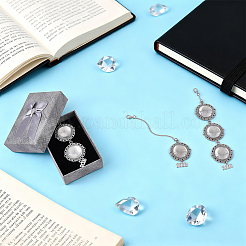 DIY Alloy Graduation Tassel Photo Pendant Decorations Making Kits&nbsp;HJEW-WR00019