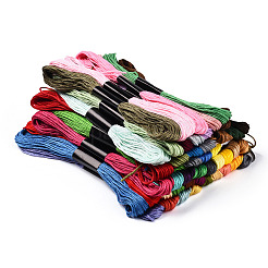 50 Skeins 50 Colors Cotton Embroidery Thread&nbsp;OCOR-YWCDZ0001-02-B