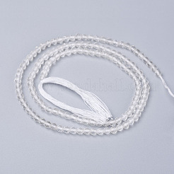 Natural Quartz Crystal Beads Strands&nbsp;X-G-D166-B-2mm