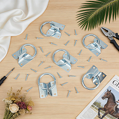 6 Bags Iron Decorative Rope Supports Holder&nbsp;FIND-BC0019-71