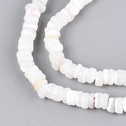 Natural Trochid Shell/Trochus Shell Beads Strands&nbsp;SSHEL-N040-21H