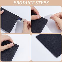 2 Bags Iron Metal Internal Flex Frame Kiss Clasp&nbsp;PURS-CL0001-39A