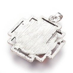 Natural & Synthetic Gemstone Pendants&nbsp;KK-F756-05C