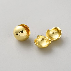 真鍮製フープピアス  ラウンド  ゴールドカラー  15.5x16.5mm&nbsp;EJEW-WH0015-111G