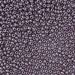 11/0 チェコ不透明ガラスシードビーズ  光沢のある  ラウンド  ロージーブラウン  2.2x1.5mm  穴：0.7mm  約500 G /袋&nbsp;SEED-N004-003B-06