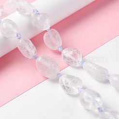 Natural Quartz Crystal Beads Strands&nbsp;G-B024-16