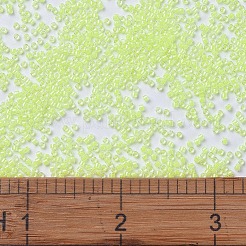 MIYUKIデリカビーズ  シリンダー  日本製シードビーズ  11/0  （db2031)ルミナスライムエイド  1.3x1.6mm  穴：0.8mm  約10000個/袋  50 G /袋&nbsp;SEED-X0054-DB2031