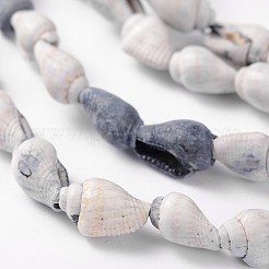 染色された天然の貝殻の巻貝ビーズ連売り  5.5~8mm  穴：2~4mm  約140個/連  56.7インチ&nbsp;BSHE-O009-07