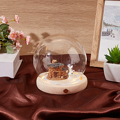 Glass Dome Cover&nbsp;AJEW-WH0752-088C