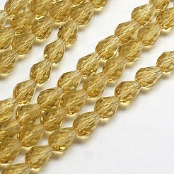 Glass Beads Strands&nbsp;EGLA-E010-8x12mm-11