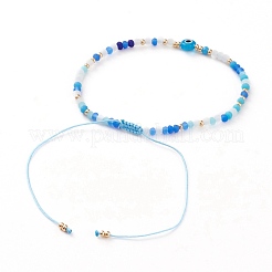 Adjustable Nylon Cord Braided Bead Bracelets&nbsp;BJEW-JB05791-02