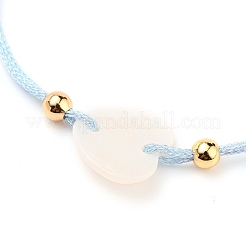 Adjustable Polyester Braided Cord Bracelet&nbsp;BJEW-JB05541-04