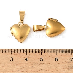 316 Stainless Steel Locket Pendants&nbsp;STAS-C077-08G