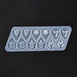 DIY Christmas Theme Teardrop Pendant Silicone Molds&nbsp;LS-DIY-I102-02