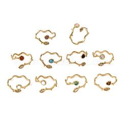304 Stainless Steel Cuff Open Rings for Women&nbsp;GG-CBA7994-03G