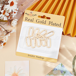 10Pcs Brass Spring Gate Rings&nbsp;KK-BBC0015-57G-03
