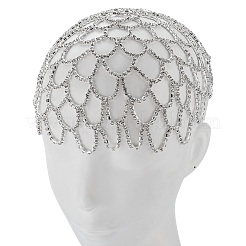 Alloy Rhinestone Tassel Hair Chain Hat for Bridal&nbsp;DIY-WH20050-54S