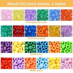 DIY Acrylic Beads Bracelets Jewelry Making Kits&nbsp;DIY-YW0010-64