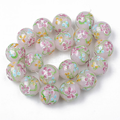 Handmade Lampwork Beads Strands&nbsp;LAMP-N021-014