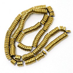 Electroplate Non-magnetic Synthetic Hematite Beads Strands&nbsp;LS-G-WH0015-02C