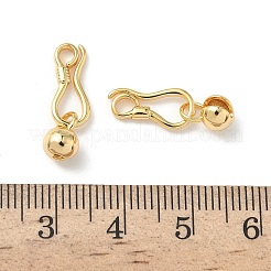Brass Hook and S-Hook Clasps&nbsp;KK-Z136-41A-G