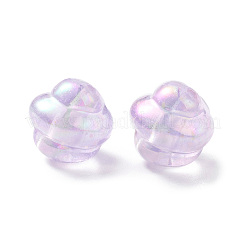 蓄光透明レインボー虹色アクリルビーズ  暗闇で光る  スパイラルビーズ  ミックスカラー  16~17x16mm  穴：3mm&nbsp;LACR-K001-01