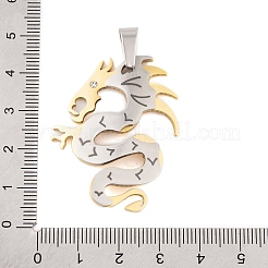 304 Stainless Steel Pendants&nbsp;STAS-K283-03G