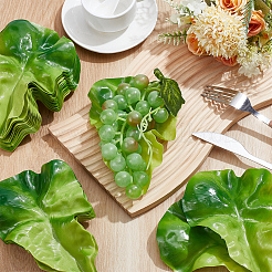 PVC Lettuce Leaf Display Decorations&nbsp;DJEW-WH0042-134