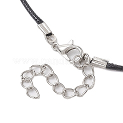 Transparent Electroplate Glass Pendant Necklaces&nbsp;NJEW-MZ00040-04