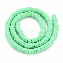 Handmade Polymer Clay Bead Strands&nbsp;CLAY-T002-6mm-51