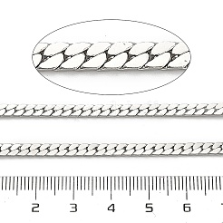 304 Stainless Steel Curb Chains&nbsp;CHS-A016-36P-A