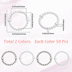 100Pcs 2 Colors Alloy Bead Frame&nbsp;FIND-SC0017-81