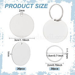 DIY Stamping Blank Charm Keychain Making Kit&nbsp;STAS-BC0003-74B