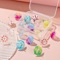 18Pcs 9 Style Printed Acrylic Pendants&nbsp;KY-LS0001-28