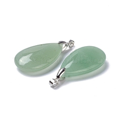 Natural Green Aventurine Pendants&nbsp;G-D084-01P-B10