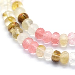 Tigerskin Glass Beads Strands&nbsp;G-E507-10B-6mm