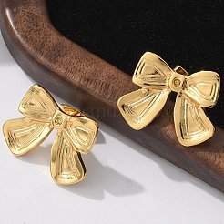304 Stainless Steel Stud Earrings for Women&nbsp;EJEW-L296-012G-01