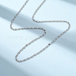 Brass Oval Link Chain Necklaces&nbsp;MAK-L045-04P