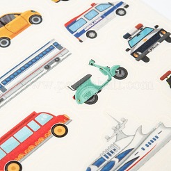 絵紙ステッカー  子供用  窓のステッカーの装飾  車  カラフル  12x8x0.01cm&nbsp;DIY-F025-F02