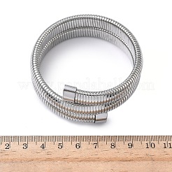 304 Stainless Steel Snake Chain Bangles&nbsp;BJEW-F522-01P