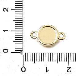 26Pcs 26 Styles Brass Disc with Initial Links Connector Charms&nbsp;KK-E802-36G