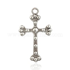 Tibetan Style Alloy Rhinestone Pendants&nbsp;RB-J115-01AS