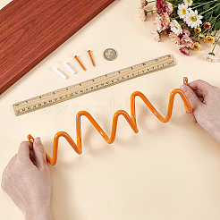 Wave Shaped Iron Wall Mount Coat Rack&nbsp;AJEW-WH0481-787