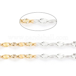 Two Tone 304 Stainless Steel Dapped Chains&nbsp;CHS-B001-21