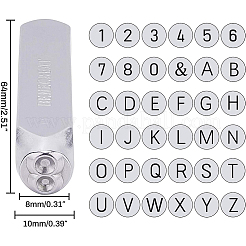 Iron Metal Stamps Set&nbsp;AJEW-BC0005-92