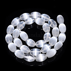 Dyed Natural Selenite Beads Strands&nbsp;G-T138-233A