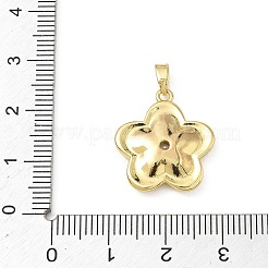Valentine's Day Brass Micro Pave Cubic Zirconia Pendants&nbsp;KK-F939-02A-G